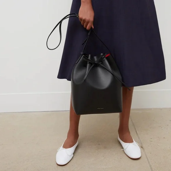 Black Mansur Gavriel Bucket Bag - Picture 8 of 16